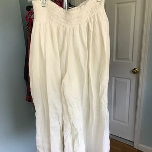new without tags- Free People white linen pants